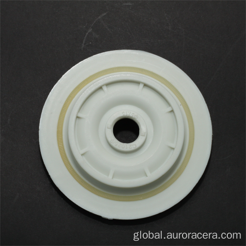 Chuck/centering disk for barmag textile machine